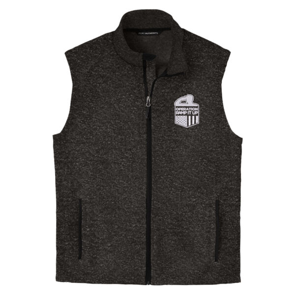 Operation Ramp It Up Embroidered - Sweater Fleece Vest Thumbnail